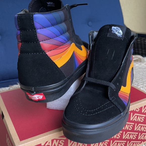 Vans Sk8-Hi Reissue Refract Black/Multi Men’s - Picture 3 of 16